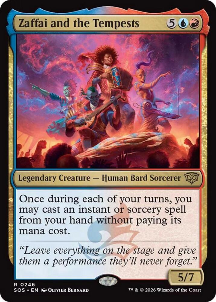Zaffai and the Tempests [Foil] #246 Magic Secrets of Strixhaven
