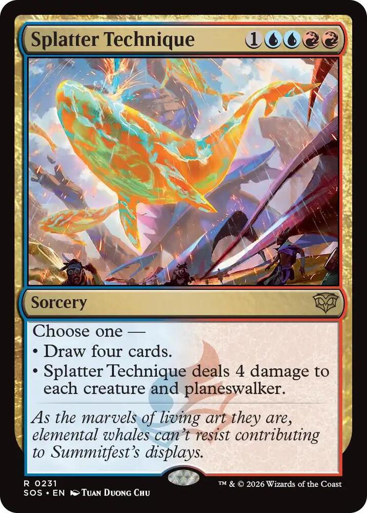 Splatter Technique #231 Magic Secrets of Strixhaven