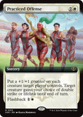 Practiced Offense [Extended Art Foil] #313 Magic Secrets of Strixhaven