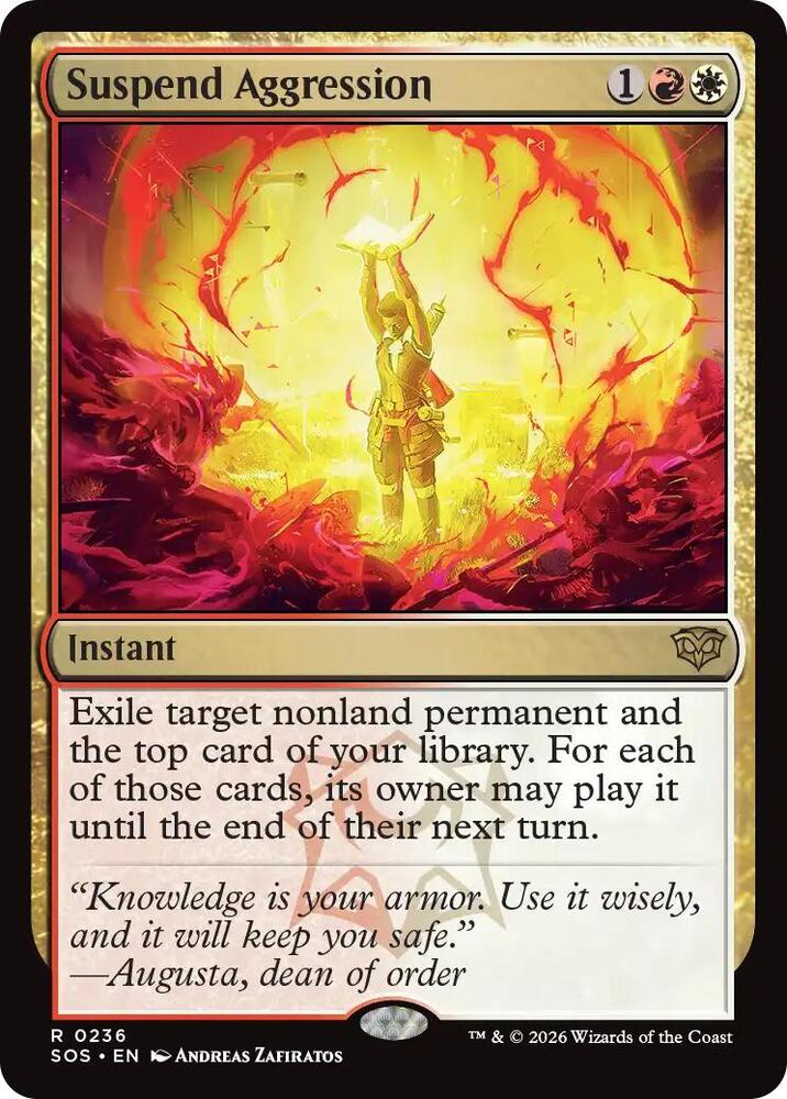 Suspend Aggression #236 Magic Secrets of Strixhaven