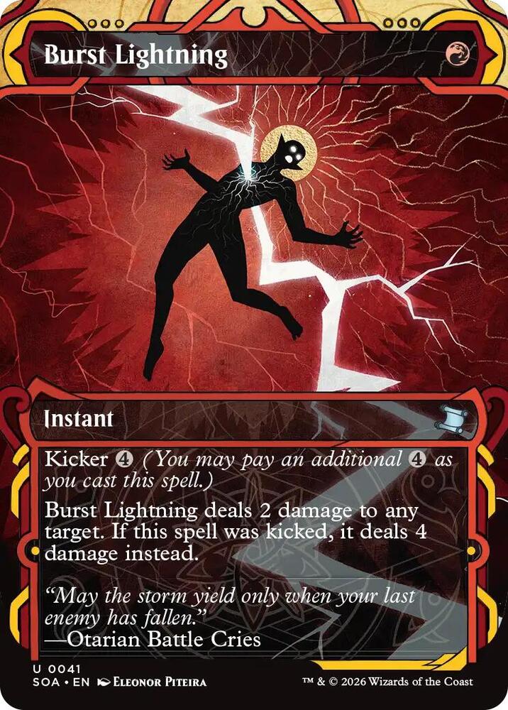 Burst Lightning #41 Magic Secrets of Strixhaven Mystical Archive