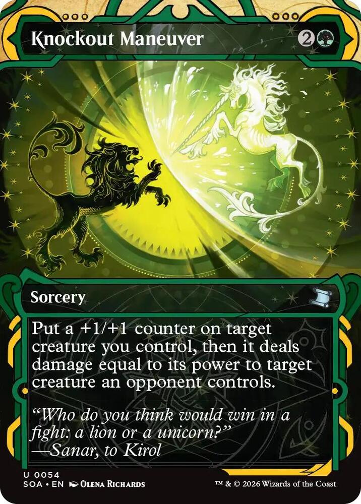 Knockout Maneuver #54 Magic Secrets of Strixhaven Mystical Archive