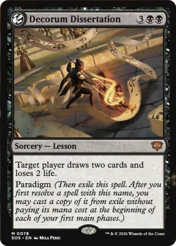 Decorum Dissertation #78 Magic Secrets of Strixhaven