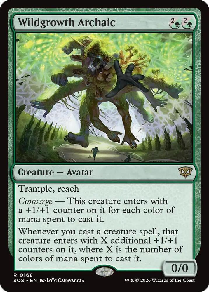 Wildgrowth Archaic #168 Magic Secrets of Strixhaven