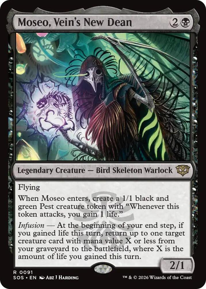 Moseo, Vein's New Dean #91 Magic Secrets of Strixhaven