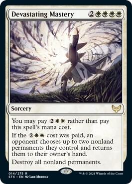 Devastating Mastery [Foil] #14 Magic Strixhaven School of Mages image 0