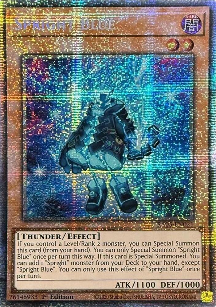 Spright Blue [Starlight Rare] RA05-EN021 YuGiOh Rarity Collection 5