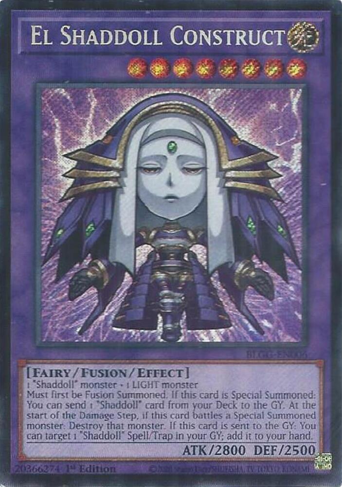 El Shaddoll Construct BLGG-EN006 YuGiOh Battles of Legend: Glorious Gallery