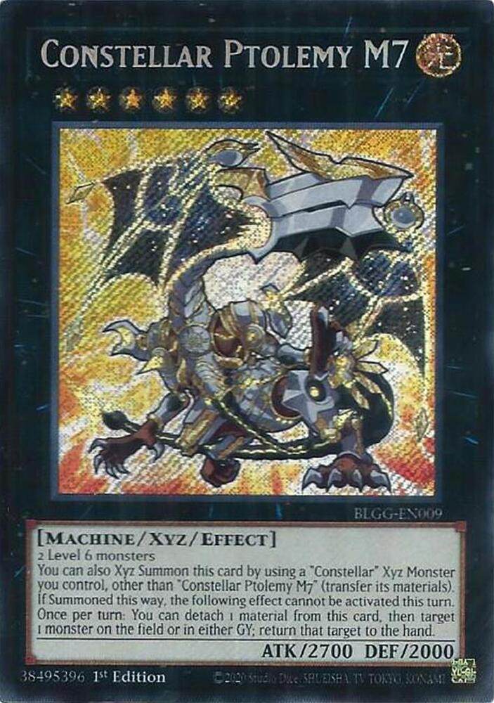 Constellar Ptolemy M7 BLGG-EN009 YuGiOh Battles of Legend: Glorious Gallery