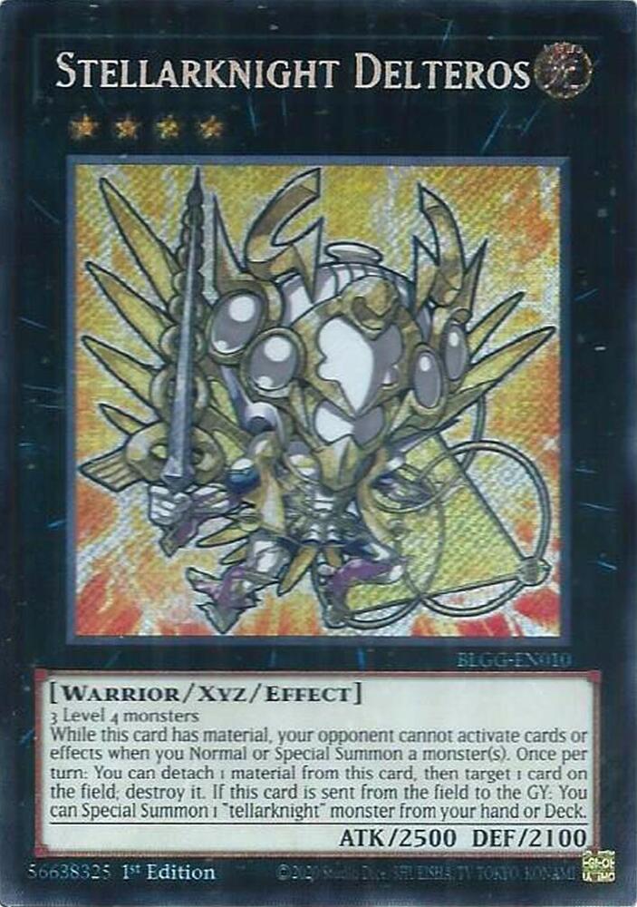 Stellarknight Delteros BLGG-EN010 YuGiOh Battles of Legend: Glorious Gallery