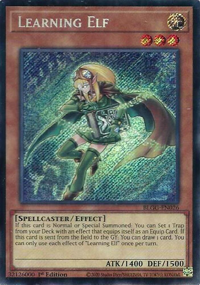Learning Elf BLGG-EN026 YuGiOh Battles of Legend: Glorious Gallery