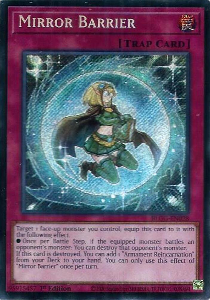 Mirror Barrier BLGG-EN028 YuGiOh Battles of Legend: Glorious Gallery
