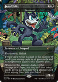 Feral Felix - Barrowgoyf [Borderless Foil] #2702 Magic Secret Lair Drop