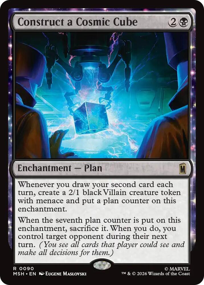 Construct a Cosmic Cube [Foil] #90 Magic Marvel Super Heroes