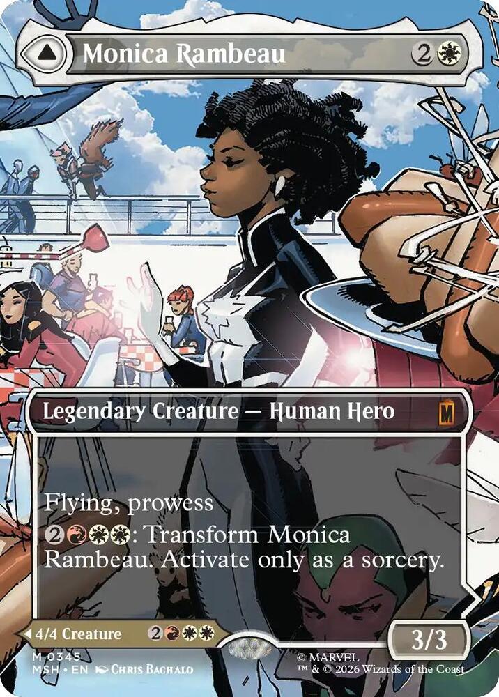 Monica Rambeau [Borderless] #345 Magic Marvel Super Heroes