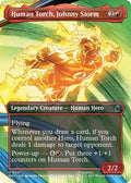 Human Torch, Johnny Storm [Borderless Foil] #321 Magic Marvel Super Heroes