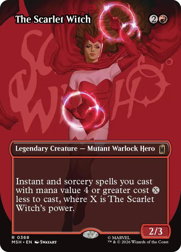 The Scarlet Witch [Borderless] #368 Magic Marvel Super Heroes
