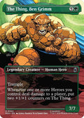 The Thing, Ben Grimm [Borderless Foil] #322 Magic Marvel Super Heroes
