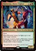 Wolverine, Fierce Fighter [Foil] #240 Magic Marvel Super Heroes