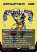Wolverine, Fierce Fighter [Borderless Foil] #378 Magic Marvel Super Heroes