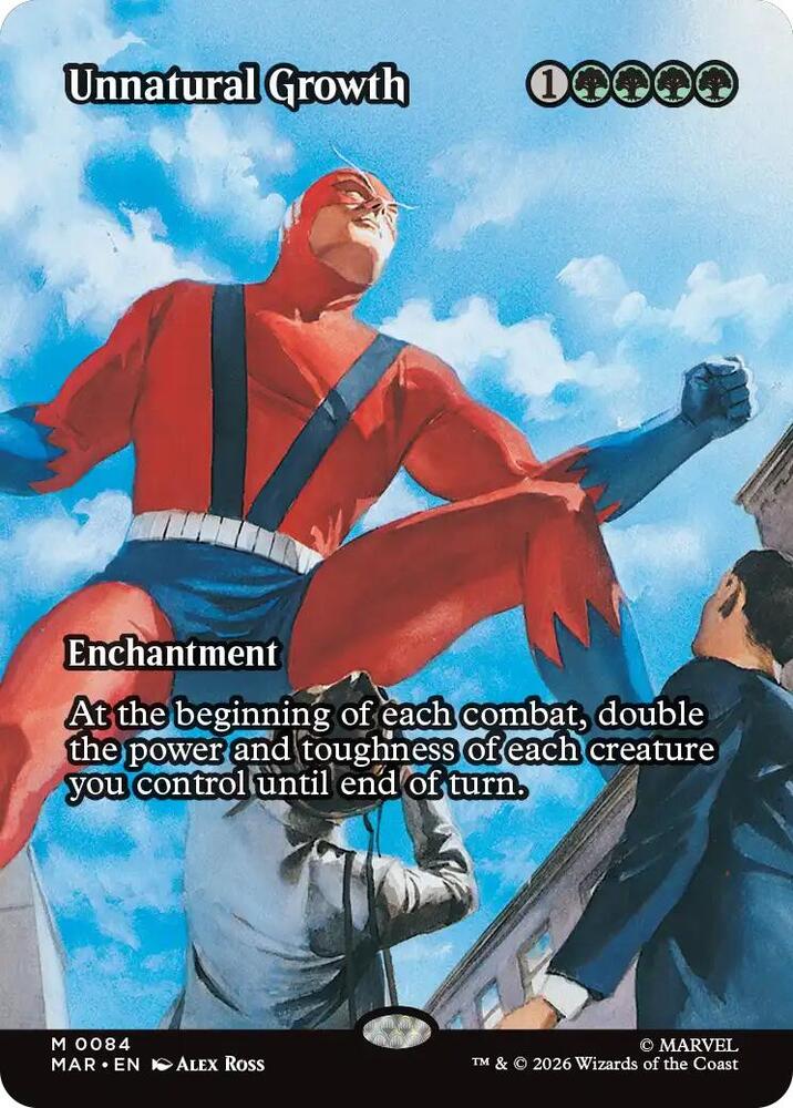 Unnatural Growth [Borderless] #84 Magic Marvel Universe Eternal-Legal
