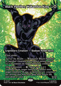 Black Panther, Wakandan King #87 [Borderless Foil] Magic Marvel Universe Eternal-Legal