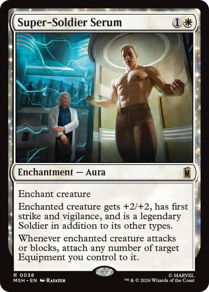 Super-Soldier Serum [Foil] #38 Magic Marvel Super Heroes