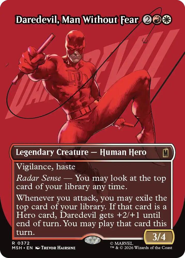 Daredevil, Man Without Fear [Borderless] #372 Magic Marvel Super Heroes