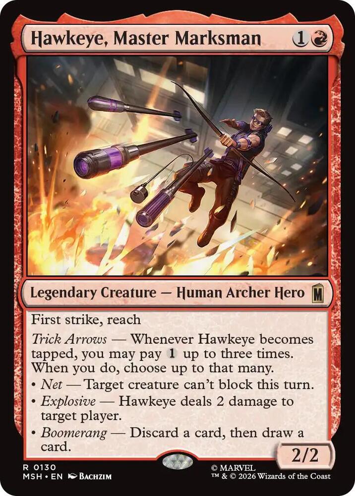 Hawkeye, Master Marksman #130 Magic Marvel Super Heroes
