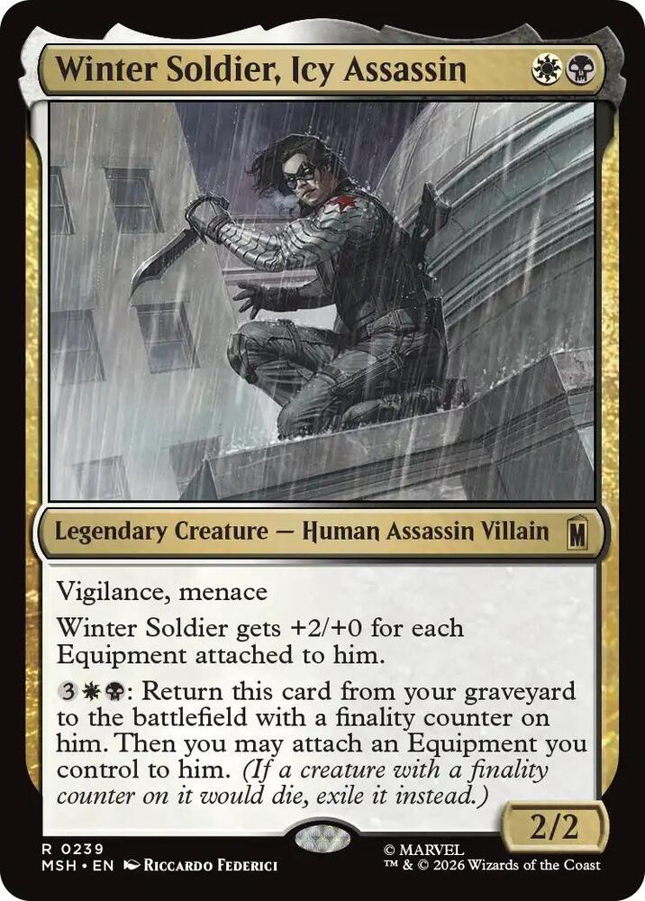 Winter Soldier, Icy Assassin [Foil] #239 Magic Marvel Super Heroes