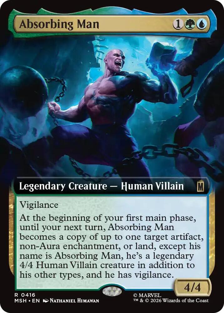 Absorbing Man [Extended Art] #416 Magic Marvel Super Heroes