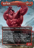 Red Hulk [Borderless Foil] #329 Magic Marvel Super Heroes