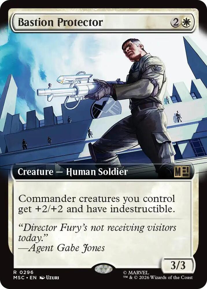 Bastion Protector [Extended Art] #296 Magic Marvel Super Heroes Commander