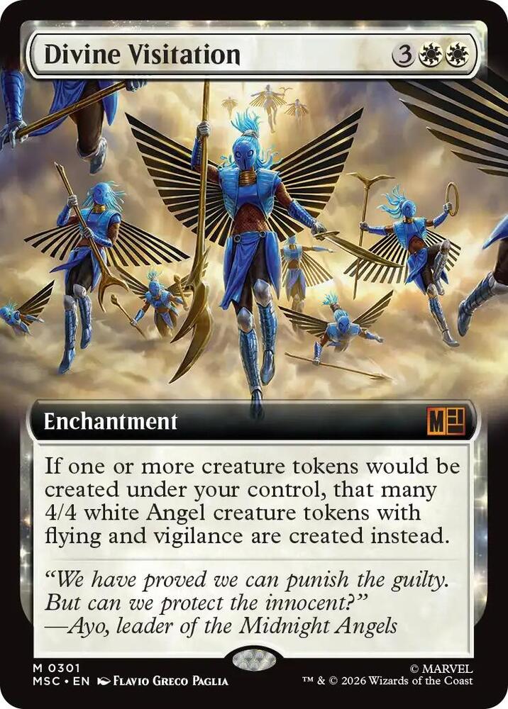 Divine Visitation [Extended Art] #301 Magic Marvel Super Heroes Commander