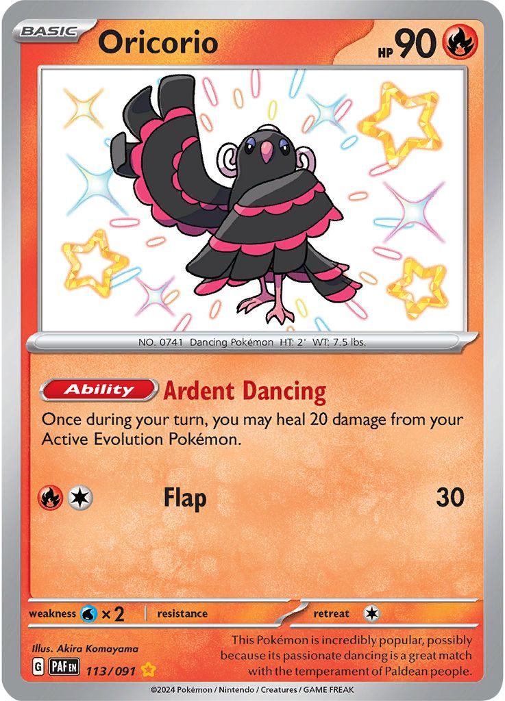 Oricorio #113 Pokemon Paldean Fates image 0