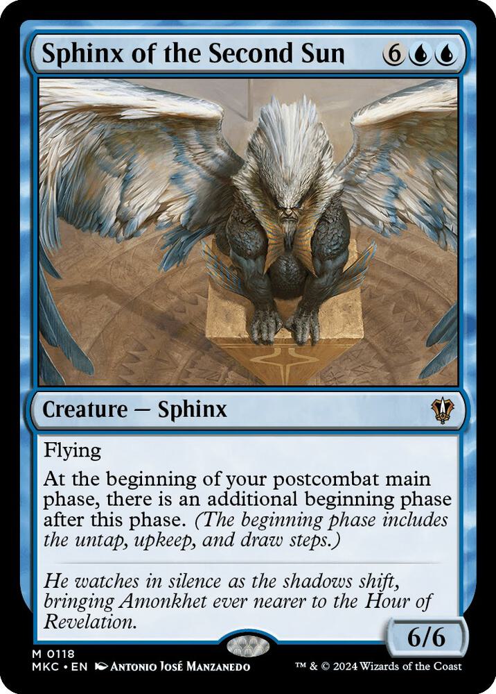 Sphinx of the Second Sun #118 Magic Murders at Karlov Manor Commander image 0