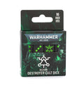 Warhammer 40k: Necrons Destroyer Cult Dice Set image 0