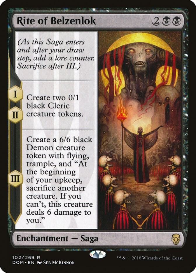 Rite of Belzenlok #12 Magic Dominaria image 0