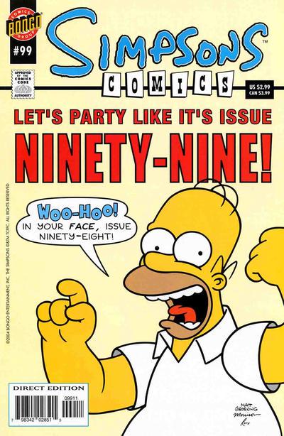 Simpsons Comics #99 (2004) image 0