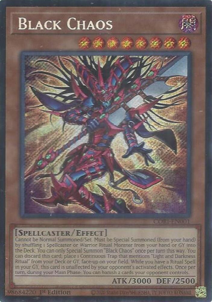 Black Chaos [SR] CORI-EN001 YuGiOh Chaos Origins