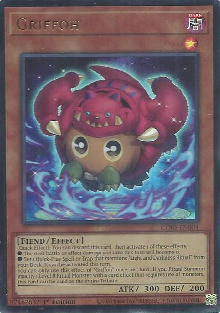 Griffoh CORI-EN004 YuGiOh Chaos Origins