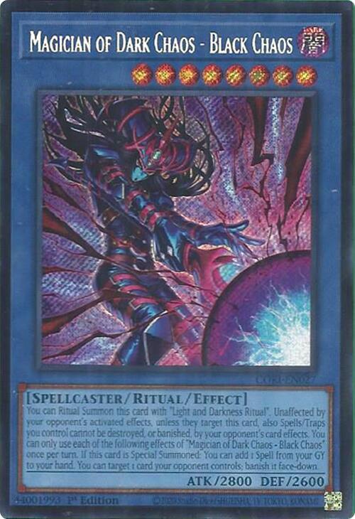 Magician of Dark Chaos - Black Chaos [SR] CORI-EN027 YuGiOh Chaos Origins