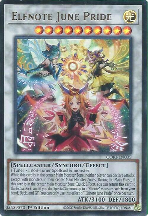 Elfnote June Pride CORI-EN035 YuGiOh Chaos Origins