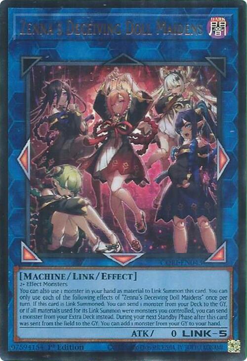 Zenna's Deceiving Doll Maidens CORI-EN043 YuGiOh Chaos Origins