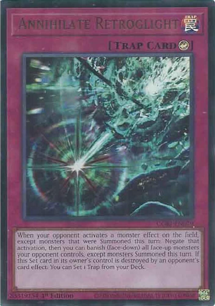 Annihilate Retroglight CORI-EN079 YuGiOh Chaos Origins