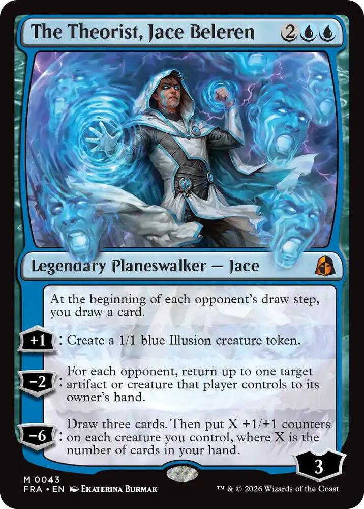 The Theorist, Jace Beleren [Foil] #43 Magic Reality Fracture