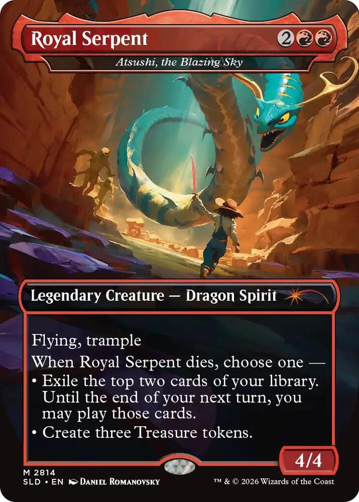Royal Serpent - Atsushi, The Blazing Sky #2814 Magic Secret Lair Drop