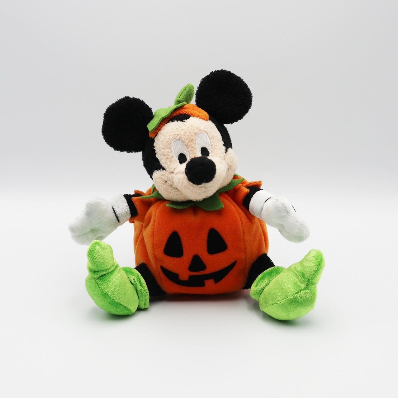 Disney Mickey Mouse Halloween Pumpkin 6” Plush image 0