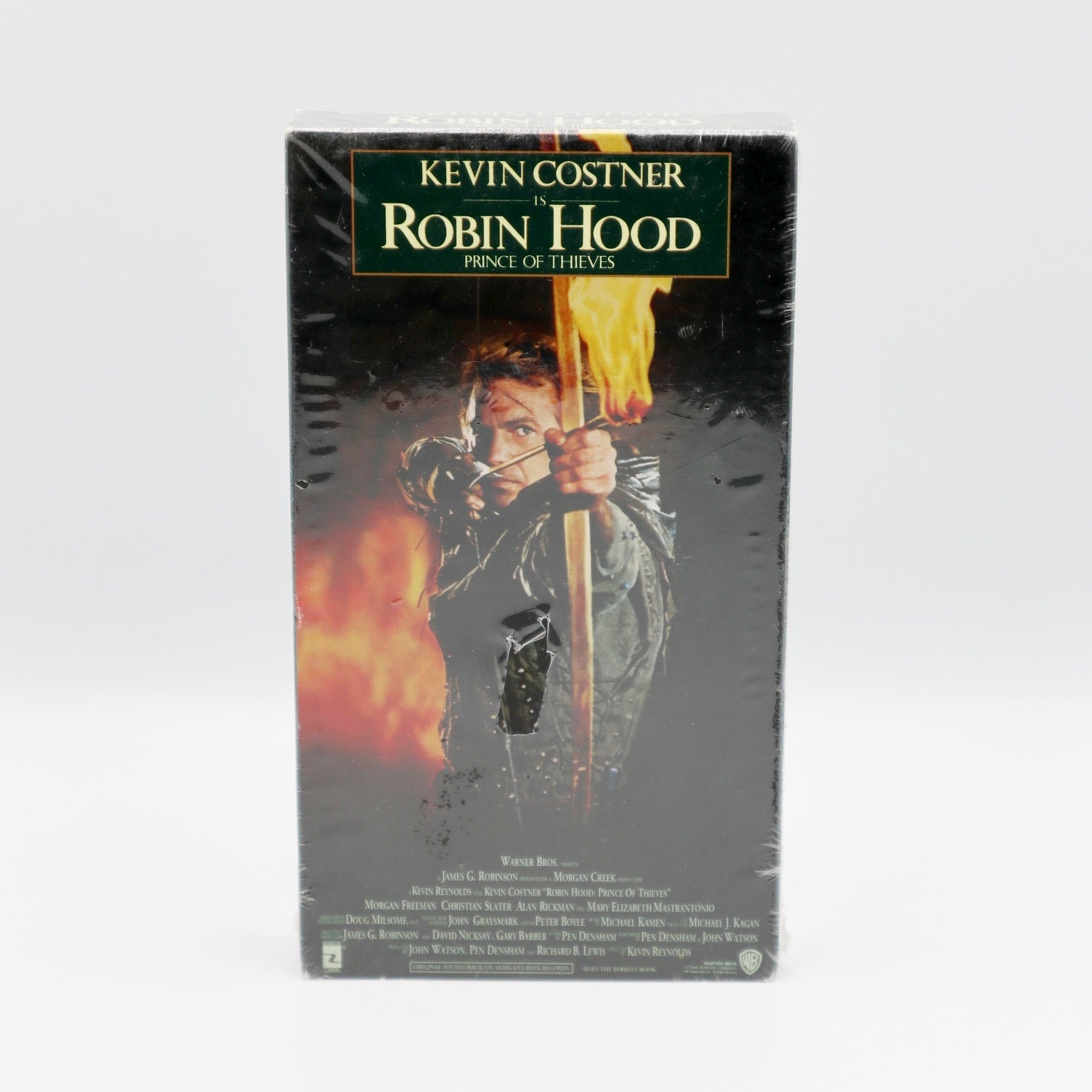 Robin Hood: Prince of Thieves VHS 1991 Sealed image 0