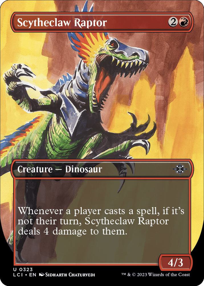 Scytheclaw Raptor [Borderless] #323 Magic Lost Caverns of Ixalan image 0